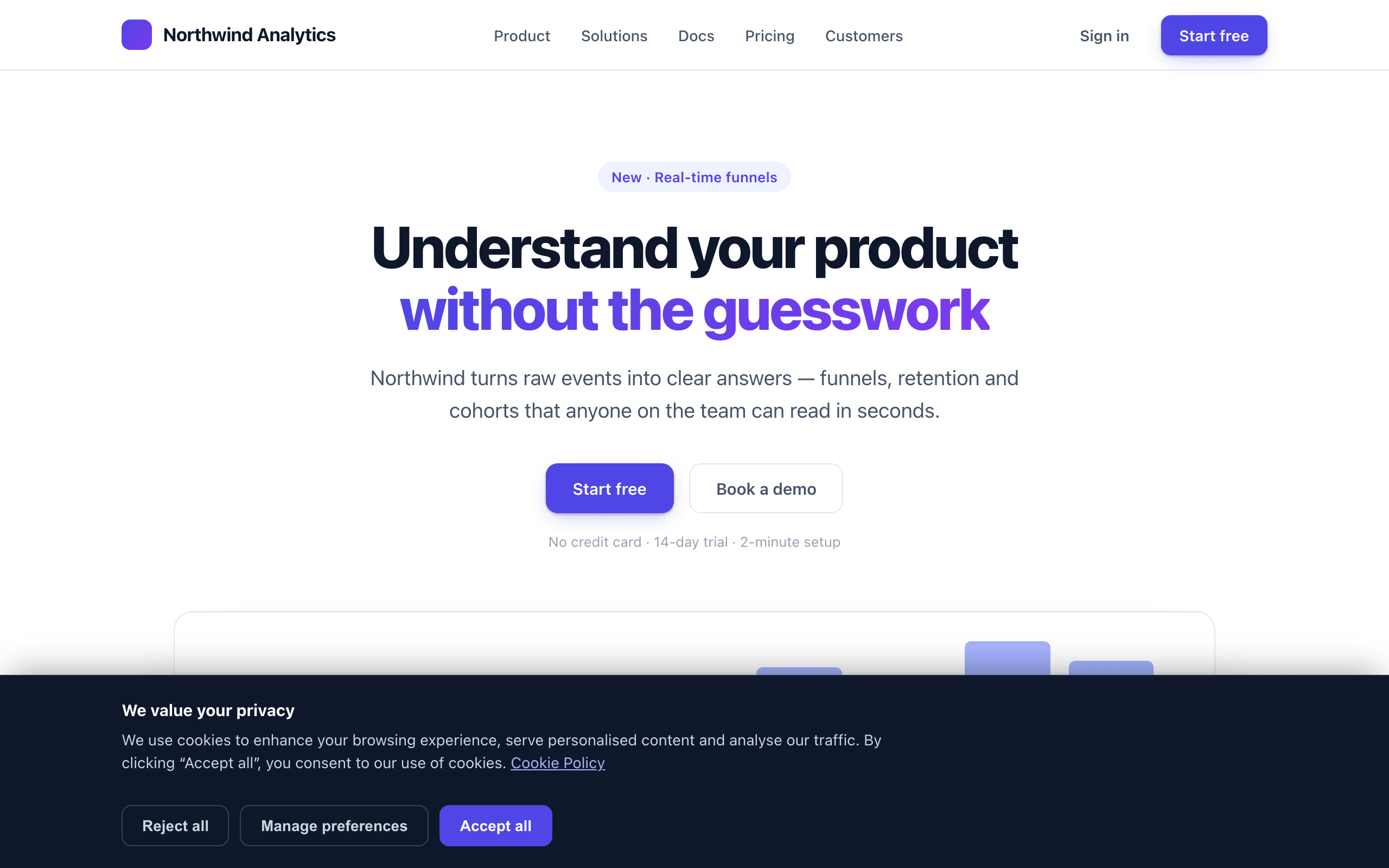 A web page captured with a cookie-consent banner covering the content